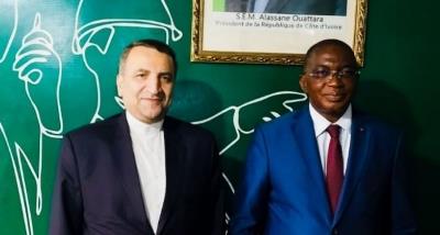 The Ambassador of the Islamic Republic of Iran Meets with the Director General of the National Housing Agency of Ivory Coast